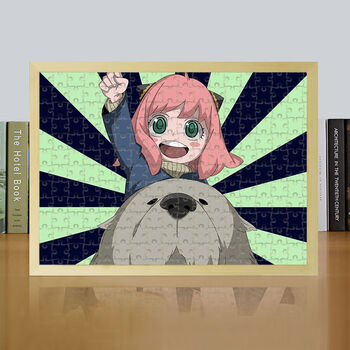 间谍过家家拼图 木质相框动漫二次元拼图可爱少女心diy送闺蜜情侣生日