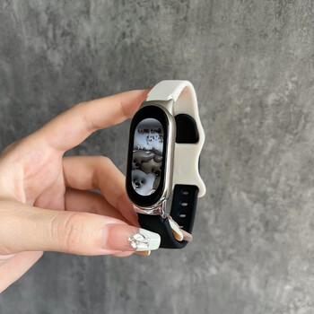 适用小米手环8表带8nfc腕带7硅胶智能运动6夏天透气八代替换带ins风5