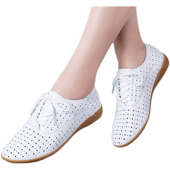 太极鞋牛筋底女夏季牛皮透气太极拳练功鞋镂空武术练功运动鞋 白色