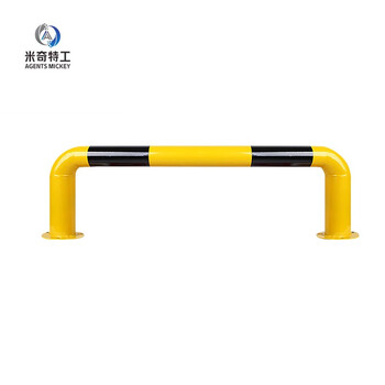 米奇特工(agents mickey)挡车器停车位防撞栏车库道路钢管隔离栏 室外