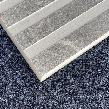 容舟(rongzhou) 淋浴房脚踏石 卫生间仿通体大理石淋浴房防滑地砖浴室