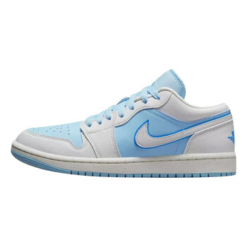 耐克nikenike耐克airjordan1lowaj1白蓝色女鞋休闲板鞋篮球鞋dv