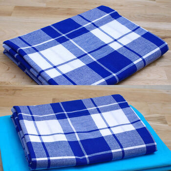 远嘉妮新款学生宿舍床单  学校大学生宿舍单人床 加厚款 蓝白格 纯棉