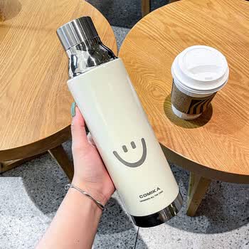 特百惠(tupperware)复古保温杯大容量水杯女士高颜值304不锈钢大号