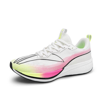 鞋樱花粉男女学生正品体育生中考马拉松竞速超轻跑鞋赤兔6pro白黑绿38