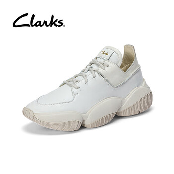 clarks其乐男士2022经典三瓣鞋老爹鞋休闲潮流时尚前卫运动鞋 白色