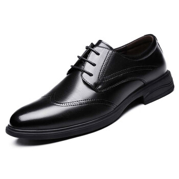 红蜻蜓真皮鞋男牛皮高档爸爸皮鞋耐磨减震商务休闲时尚正装工作皮鞋39