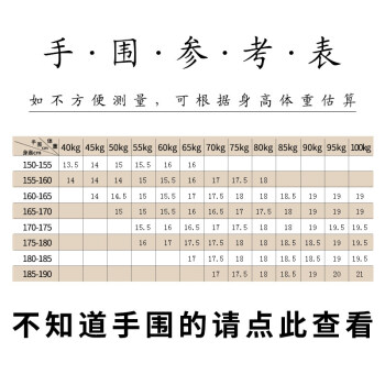 手链对照表图片