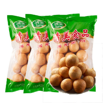 清美油面筋上海特产清水油面筋火锅麻辣烫好搭档100g油面筋3袋装