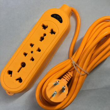 圆头三孔10a插座16a插线板带线35米欧标美标港版英式三圆孔插排026带