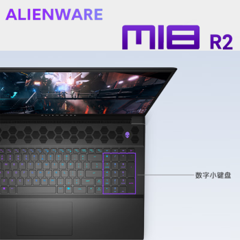 ˣAlienwareȫ m18 R1 R2 18Ӣ߶Ϸ ʼǱ  ¿R2 i9-14900HX RTX4080 64G+1TB 2KĻ165Hz Cherryе