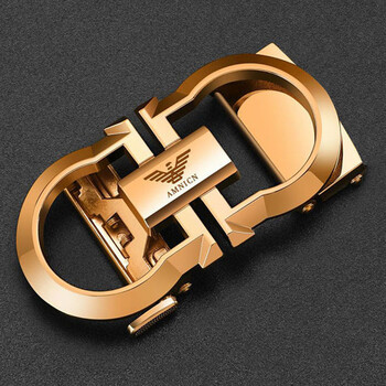 阿玛尼皮带头男扣头自动扣裤带头男潮流外穿男士腰带扣头单卖仅售扣头