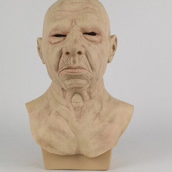 硅胶人脸面具 人皮面皮仿真人头套假面舞会面具男女乳胶头套逼真演出