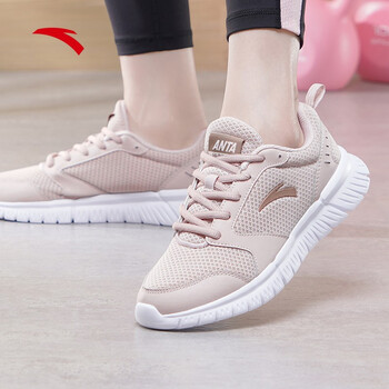 安踏女鞋运动鞋官方旗舰鞋子女夏季跑步鞋女士轻便白色旅游网鞋休闲鞋