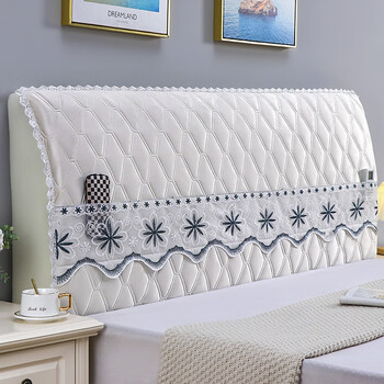 羽相印床头罩全包新款加厚通用床头套木板欧式软包床头靠背罩防尘保护