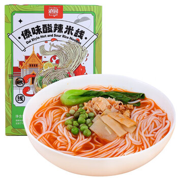 滇园(dianyuan)傣味酸辣米线296g 云南特产过桥米线即食速煮螺蛳粉