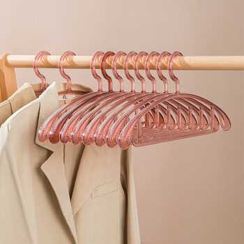 德国进口品质衣架家用挂衣衣服架子收纳无痕衣挂衣撑子晾神器防滑女装