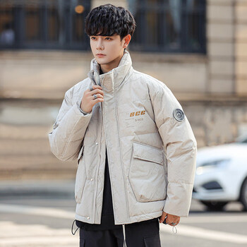 耐克森官方旗舰店羽绒服男短款冬季潮流连帽外套情侣装冬季新款加