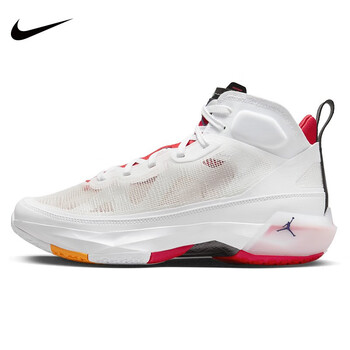 耐克（NIKE）2023夏季新款男鞋 AJ37 白红高帮场上实战篮球鞋DD6959 DD6959-160 41