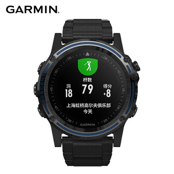 佳明(garmin)潜水手表 descent mk1钛合金版 三星定位智能手表 多功能