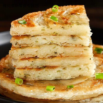 葱油饼老上海风味家庭装葱香早餐饼速食营养20片90克葱油饼20片90g