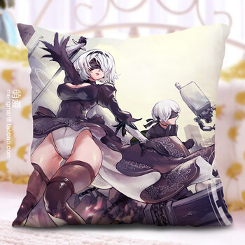 尼尔机械纪元 2b小姐姐抱枕 动漫游戏周边 二次元靠垫 枕芯 枕套 11