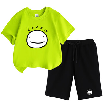 leexxwassup我的dream短袖世界大神周边同款衣服男女荧光绿夏装纯棉