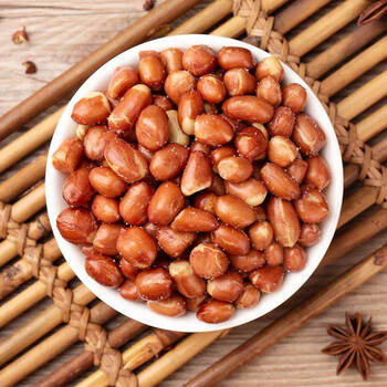 油炸花生米熟咸香原味餐饮酒店下酒菜小吃零食独立小包装散装尝鲜咸