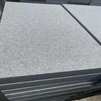 花岗岩天然石材芝麻白灰黑火烧板黄锈石荔枝面路沿石麻石板大理石