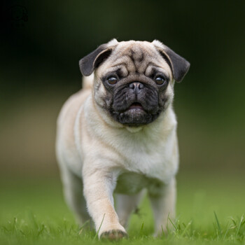 麦比佳 巴哥犬幼犬 纯种巴哥犬活体宠物狗狗幼崽短毛小体巴哥哈巴狗