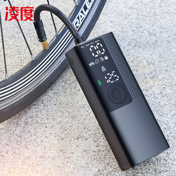 凌度车载无线充气泵数显便携充无线 预设胎压电动轮胎加气泵充气宝