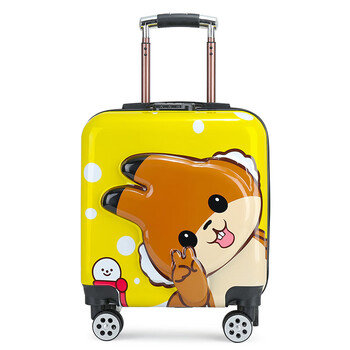 儿童行李箱小学生旅行箱男童拉杆箱女童箱子可爱卡通密码锁登机箱