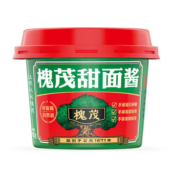 红允槐茂甜面酱家用350g1kg大桶老北京炸酱面烤鸭酱手抓饼煎饼蘸酱料