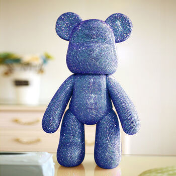 贴钻熊网红手工diy暴力熊模型白胚贴粘钻石小熊公仔材料包玩具礼品