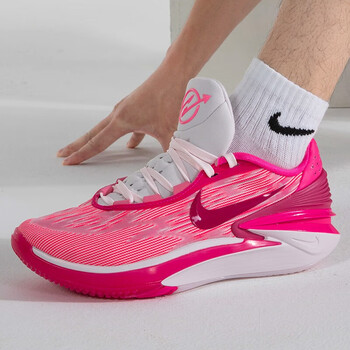 耐克（NIKE）男鞋2023夏款AIR ZOOM G.T. CUT 2轻便透气运动训练篮球鞋FD4321 DJ6013-604 红色战靴 41