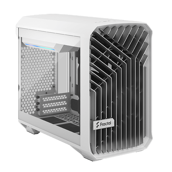分形工艺机箱torrent nano机箱itx海景房侧透分体水新顺丰 白色侧透