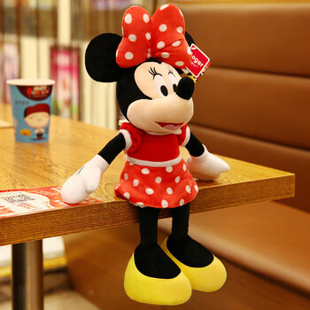 迪士尼disney上海米奇米妮玩偶米老鼠公仔毛绒玩具压床娃娃生日礼物