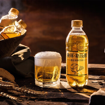 秋林·格瓦斯东北特产0脂肪液体面包发酵碳酸饮料350ml*6瓶俄罗斯风味