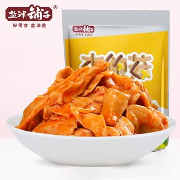 盐津铺子香辣杏鲍菇香辣味200g零食下饭菜休闲零食小吃