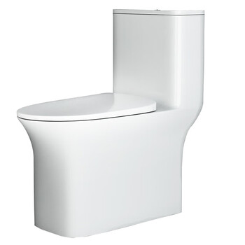 箭牌马桶家用卫生间虹吸式连体坐便器节水座便ab1606 漩冲虹吸 蓝光釉