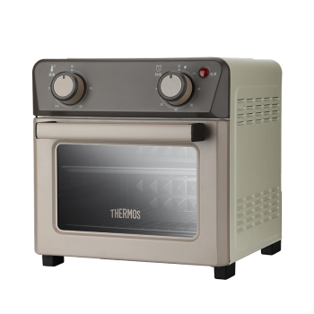 thermos (膳魔师)空气炸电烤箱沥青灰1300w eha-5118a 茶色