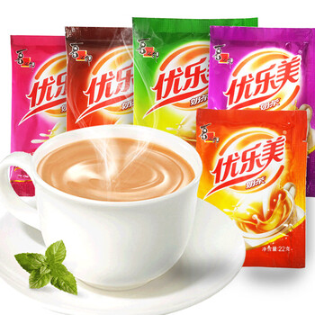 优乐美奶茶袋装香芋草莓麦香原味速溶奶茶粉冲泡冲饮品50包咖啡味50包