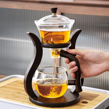 尚言坊玻璃自动茶具套装懒人全自动泡茶器简约现代创意日式功夫茶具