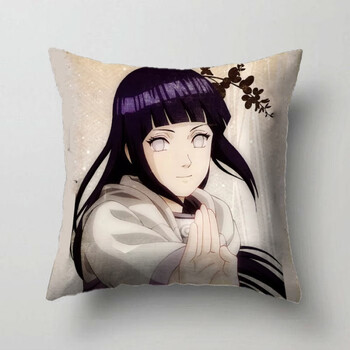 火影忍者抱枕 午睡枕头二次元火影忍者周边礼物 雏田-复古 35x35【图