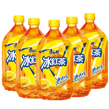 康师傅冰红茶1l*12瓶大瓶畅饮柠檬红茶饮料整箱装量贩居家夏季饮品