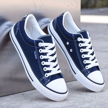 exrp中学生布鞋生141518岁春夏季情侣款低帮白色帆布鞋学生鞋女款休闲