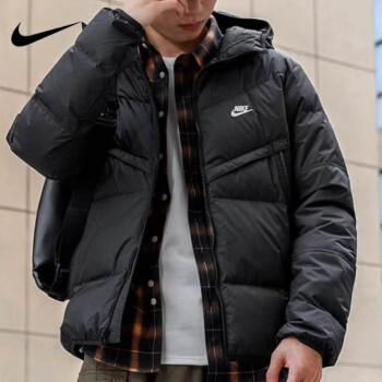 耐克（NIKE）羽绒服男装冬季新款运动服连帽防风保暖运动羽绒服外套DV1132-010 DV1132-010/黑色/连帽保暖 XL