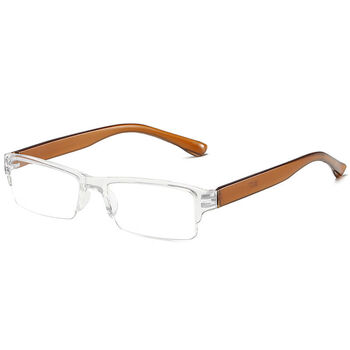 日本进口防女老花眼镜高清老人时尚超轻抗疲劳花镜老光普通款200度