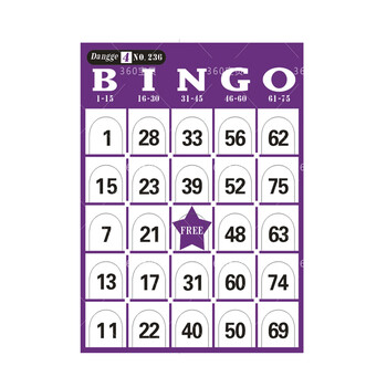 Bingo 宾果手动摇奖机玩具大小号结婚年会创意抽奖摇号机卡片活动用不重复bingo扩展卡60张一包 图片价格品牌报价 京东