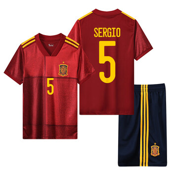 订制主场客场佩德里足球服套装男a nike官方官网 主场-5号(sergio) m